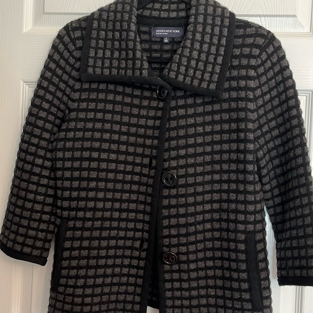 Jones New York Classic Sweater Jacket